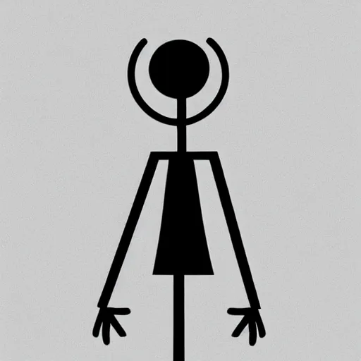 Image similar to a realistic stickman