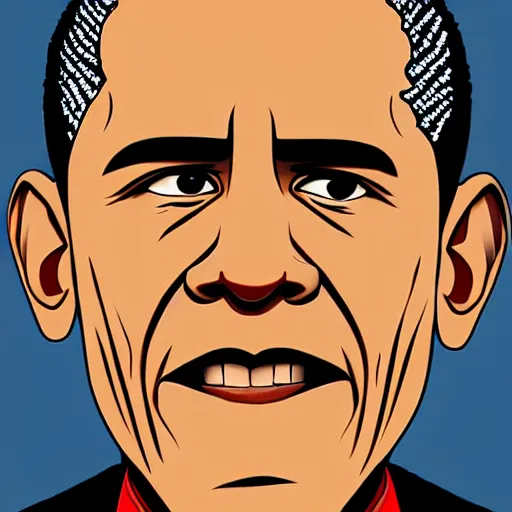 Prompt: obama in the style of akira