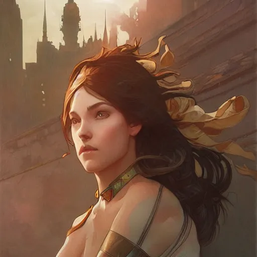 Image similar to The beginning of the journey to save the world, modern, fantastic, hero!! . highly detailed, digital painting, artstation, concept art, matte, sharp focus, illustration, art by Artgerm and Greg Rutkowski and Alphonse Mucha