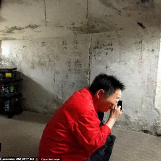 Image similar to Middle-aged Chinese man snaps a photo from a hiding place of an unsuspecting Polish woman