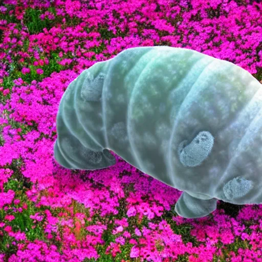 Water bears walking in the flowers Stable Diffusion OpenArt