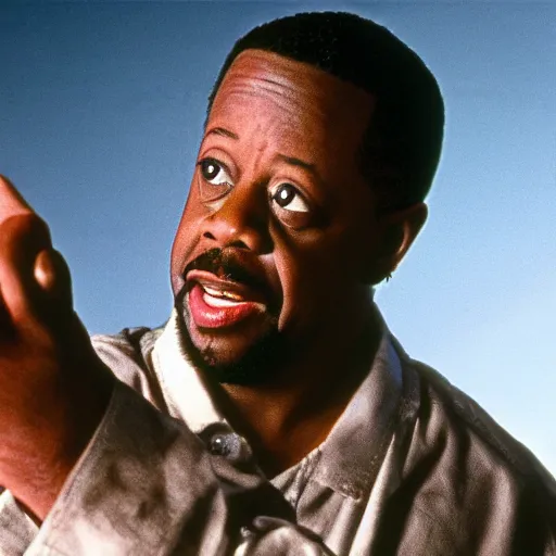 Prompt: martin lawrence starring in ALIENS