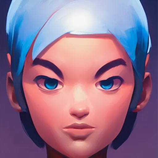 Image similar to face icon stylized minimalist 3 do interactive multiplayer, loftis, cory behance hd by jesper ejsing, by rhads, makoto shinkai and lois van baarle, ilya kuvshinov, rossdraws global illumination