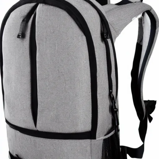 Image similar to a backpack with human features