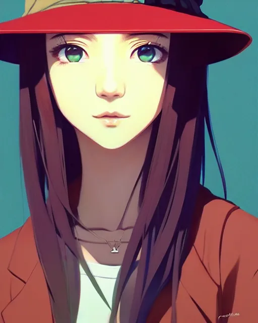 Prompt: girl wearing hemp cannabis hat | | very very anime!!!, fine - face, audrey plaza, realistic shaded perfect face, fine details. anime. realistic shaded lighting poster by ilya kuvshinov katsuhiro otomo ghost - in - the - shell, magali villeneuve, artgerm, jeremy lipkin and michael garmash and rob rey