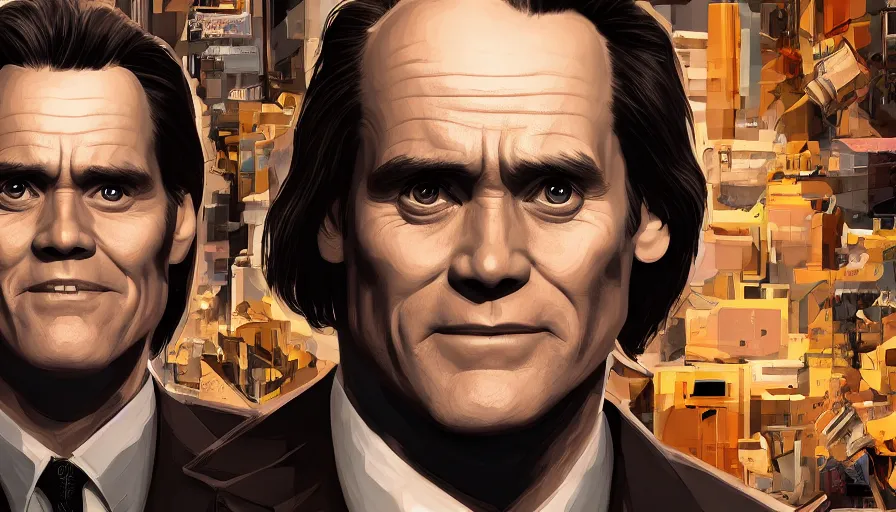 Prompt: Jim Carrey is Lex Luthor, hyperdetailed, artstation, cgsociety, 8k