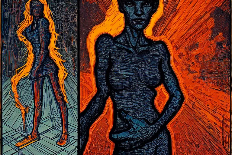 Image similar to ghost, by dan mumford and by alberto giacometti, peter lindbergh, malevich, william stout