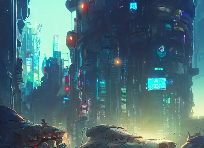 Image similar to cyberpunk mole rat, details, futuristic, epic, destroyed city, landscape illustration concept art anime key visual trending pixiv fanbox by wlop and greg rutkowski and makoto shinkai and studio ghibli and kyoto animation symmetrical facial features