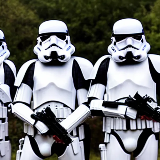 Prompt: stormtroopers at acl festival in high quality