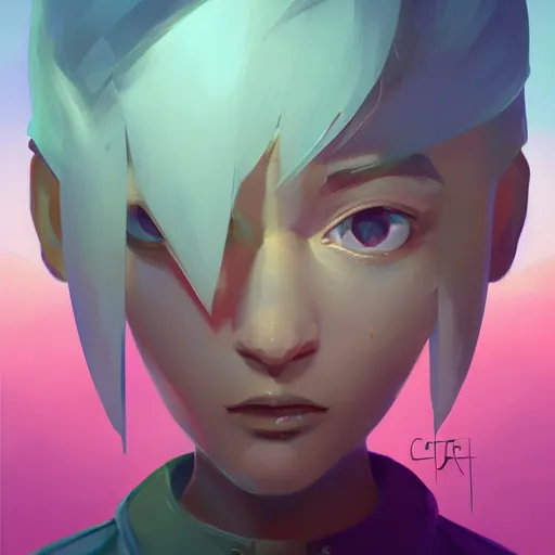 Image similar to face icon stylized minimalist 3 do interactive multiplayer, loftis, cory behance hd by jesper ejsing, by rhads, makoto shinkai and lois van baarle, ilya kuvshinov, rossdraws global illumination