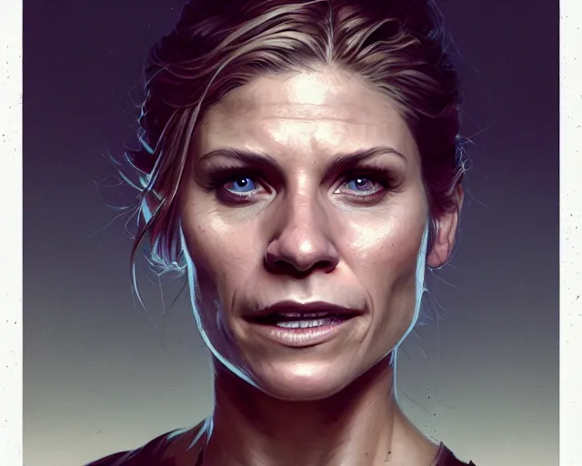 Image similar to highly detailed portrait of katee sackhoff, in the walking dead, stephen bliss, unreal engine, fantasy art by greg rutkowski, loish, rhads, ferdinand knab, makoto shinkai and lois van baarle, ilya kuvshinov, rossdraws, tom bagshaw, global illumination, radiant light, detailed and intricate environment