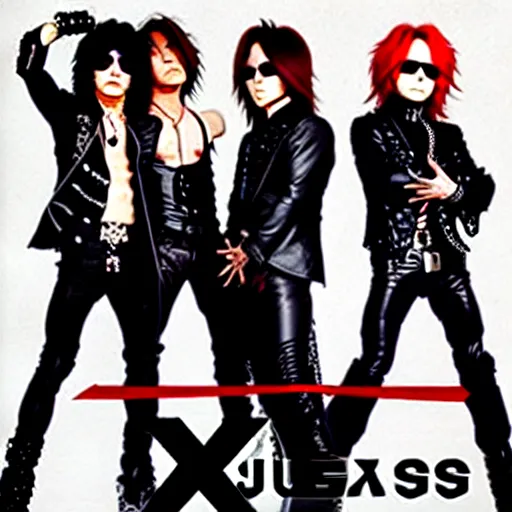 Image similar to x japan cover art