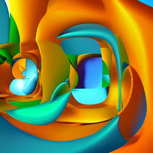 Image similar to abstract 3 d digital artwork masterpiece