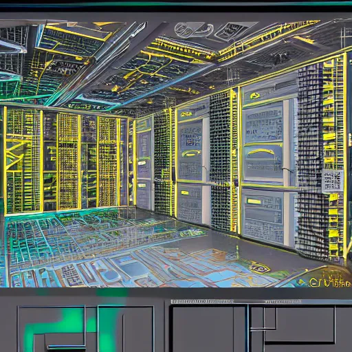 Image similar to highly detailed, 1 0 0 mw datacenter construction schematic, concept art, character art, studio lightning, bright colors, intricate, masterpiece, photorealistic, hyperrealistic, sharp focus, high contrast, artstation hq, deviantart trending, 8 k uhd, unreal engine 5