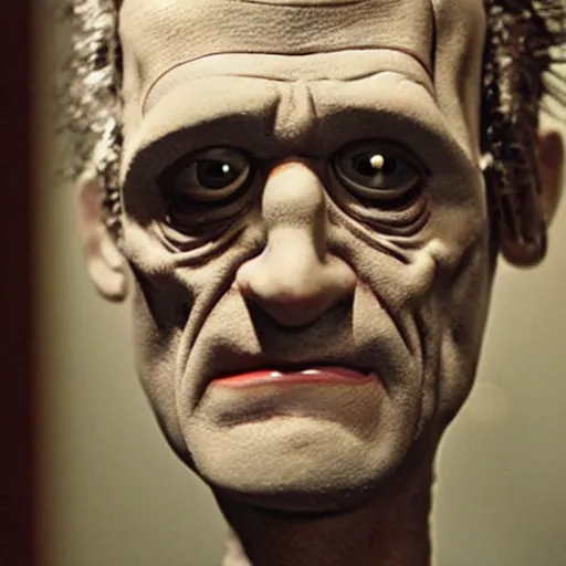 Prompt: bill murray as frankenstein's monster, high definition, color film, photorealistic