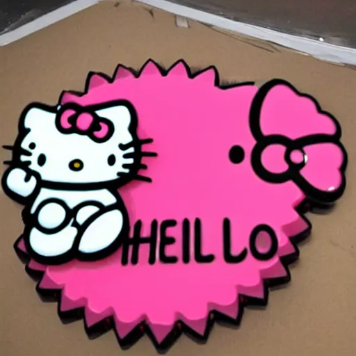 Prompt: hello kitty