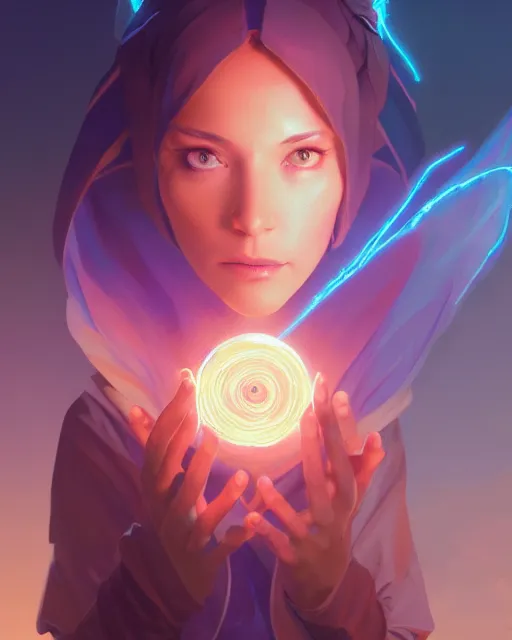 Prompt: highly detailed vfx portrait of a mage casting a time spell, unreal engine, greg rutkowski, loish, rhads, beeple, makoto shinkai and lois van baarle, ilya kuvshinov, rossdraws, tom bagshaw, alphonse mucha, global illumination, detailed and intricate environment