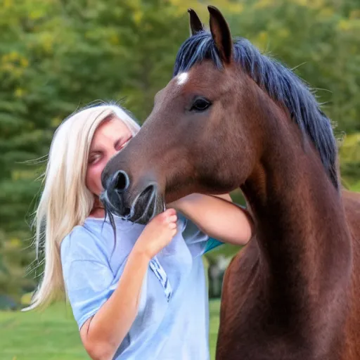 Image similar to my best friend is a horse