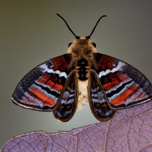 Prompt: Extraterrestrial moth, XF IQ4, f/1.4, ISO 200, 1/160s, 8K, RAW, unedited, symmetrical balance, in-frame, sharpened