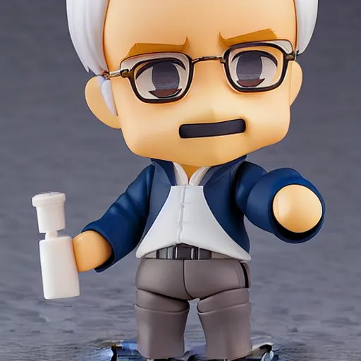 Image similar to old man, nendoroid, figurine, detailed product photo