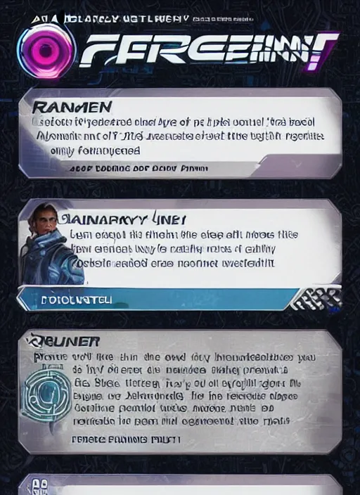 Prompt: 'A 2016 FFG Netrunner runner identity card, highly detailed, digital art '