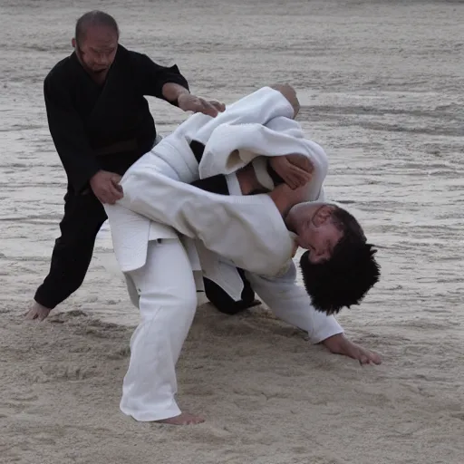 Image similar to juicepunk eroding judo man! oh, it's judo man!!