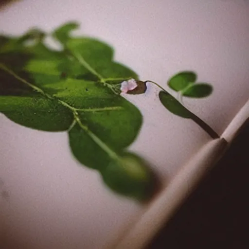 Image similar to “ very photorealistic photo of vines growing out of a woman ’ s book as she sleeps, award - winning details ”