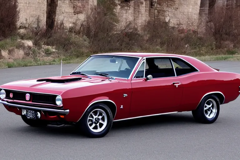 Image similar to Fiat muscle car