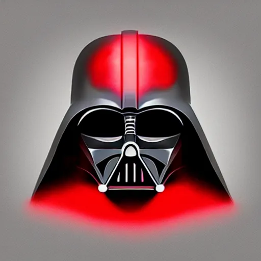 Image similar to darth vader's head coming out of a red mist, epic, trending on artstation, profile pic, centered, accurate anatomy, highly detailed, digital art,