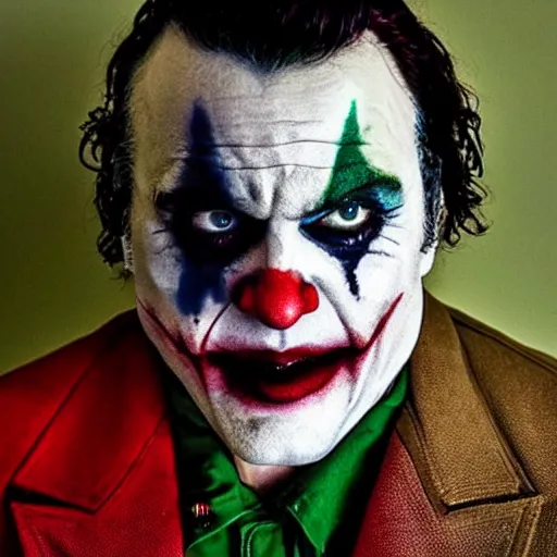 Image similar to mimmo rottela as joaquin phoenix joker