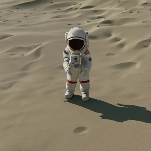 Image similar to an astronaut in sand beach, pixiv, instagram photo, 8 k, octane render, unreal engine 5, cinematic, full hd, ultra realistic, ultra detailed, 8 k 3 d