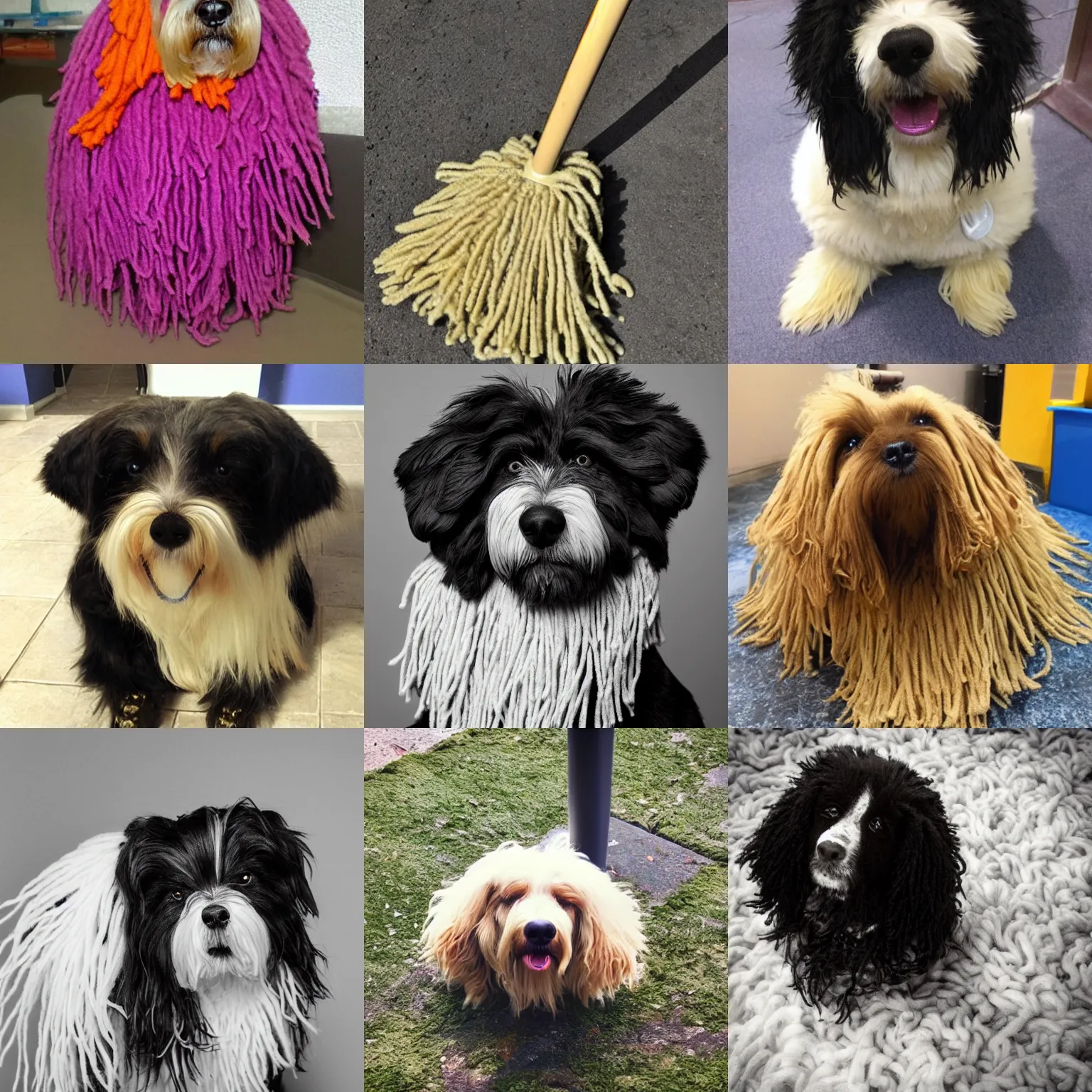 Prompt: a highly photogenic mop