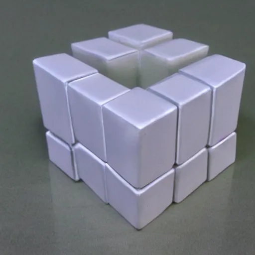 Prompt: a three dimensional representation of a four dimensional cube