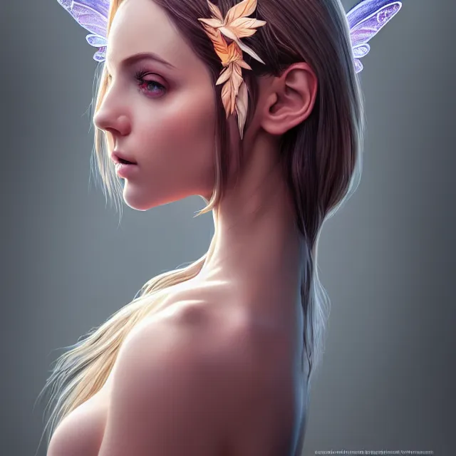 Image similar to full body pose, beautiful adult pot head fairy, highly detailed, 4 k, hdr, smooth, sharp focus, high resolution, award - winning photo, artgerm, photorealistic