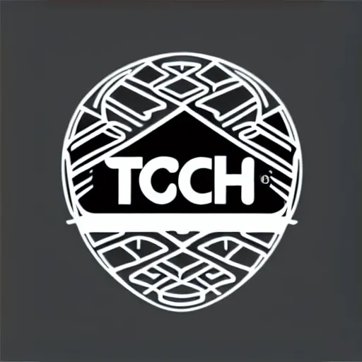 Image similar to a futuristic intricately detailed logo for a tech company