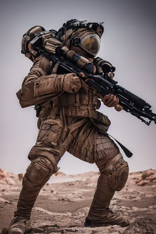 Image similar to ukranian infantry is fighting on mars, dslr, 5 0 mm, f / 2. 8, studio lighting