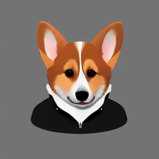 Prompt: a little cute Corgi, digital art, trending on artstation, nicely detailed