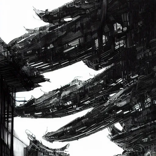 Image similar to tsutomu nihei architecture