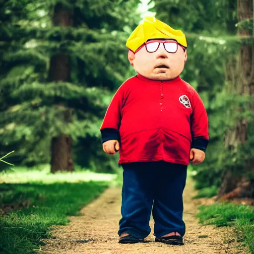 Image similar to portrait photo still of real life cartman, 8 k, 8 5 mm f 1. 8