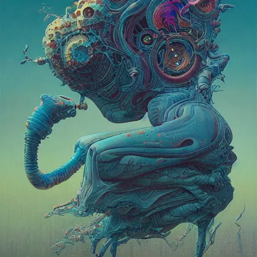 Image similar to art by james jean, beksinski, lisa frank, android jones, syd mead, tomasz alen kopera, james gurney, moebius