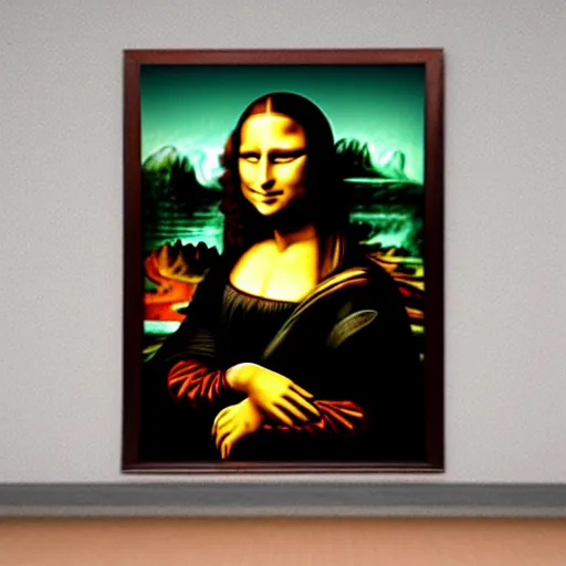 Image similar to mona lisa full body