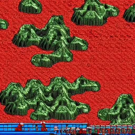 Prompt: the parting of the red sea in playstation 1 graphics, retro 9 0 ’ s 3 d game, screencap