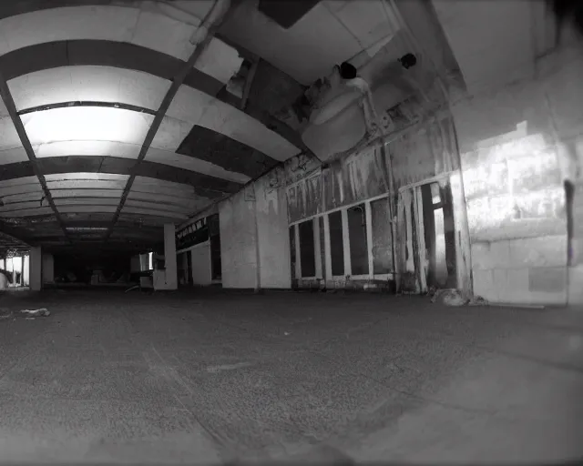 Prompt: camera footage of a Zerglings in an abandoned shopping mall, high exposure, dark, monochrome, camera, Unreal engine 5, grainy, CCTV, security camera footage, timestamp, zoomed in, fish-eye lens, Evil, Zerg, Brood, spider, horrifying, lunging at camera :4