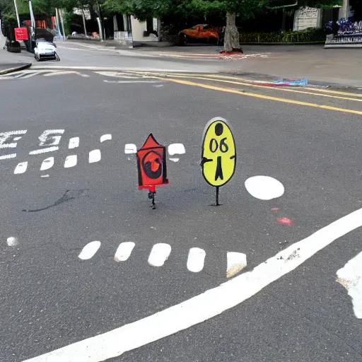 Prompt: hobbits crosswalk beetles