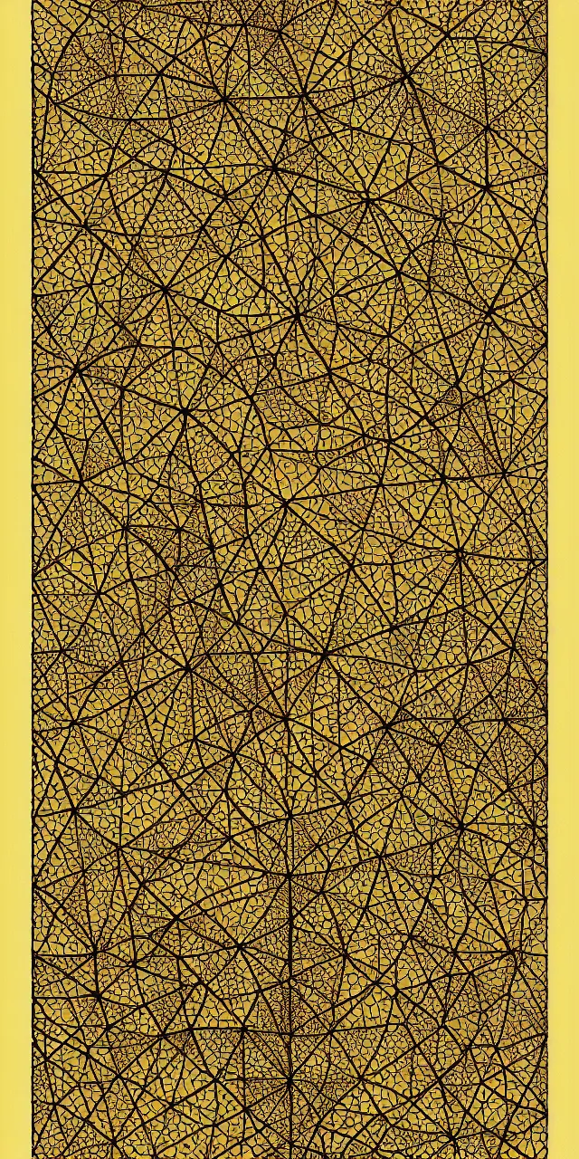 Prompt: an open page of the voronoi manuscript, depicting a digital painting of a human, golden ratio, symmetry, hyperrealistic, paper texture, professional drawing, medieval style illustration