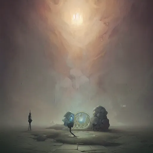 Image similar to ghosts, by peter mohrbacher and mikko lagerstedt