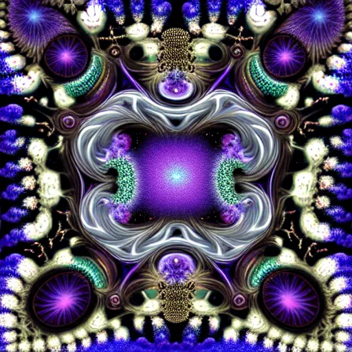 Image similar to a fractal universe in exquisite detail. 8 k, trending on artstation.