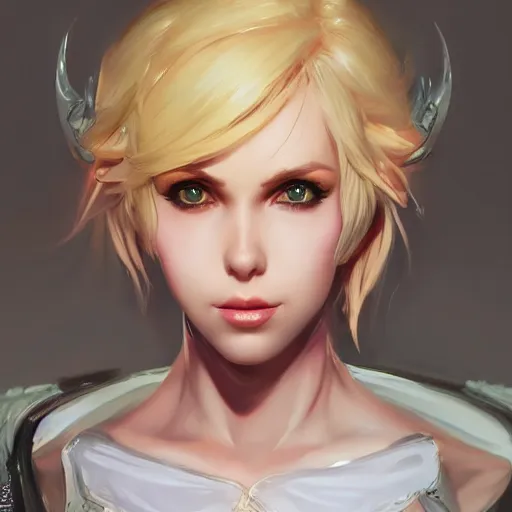 Prompt: kerli koiv as cindy aurum ff 1 5, character headshot concept art, sharp, digital matte painting, art by artgerm, greg rutkowski, wlop, dramatic lighting, trending on artstation