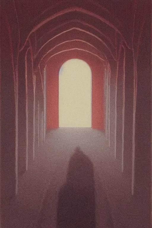 Image similar to Artwork by Quint Buchholz of the cinematic view of the Hall of Iron Agony, Infernal, Writings.