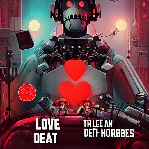 Image similar to love, death and robots